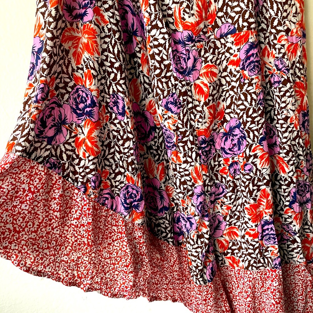FREE PEOPLE “Gabriela” Halter Dress in “Terracotta” Print - Picture 7 of 12